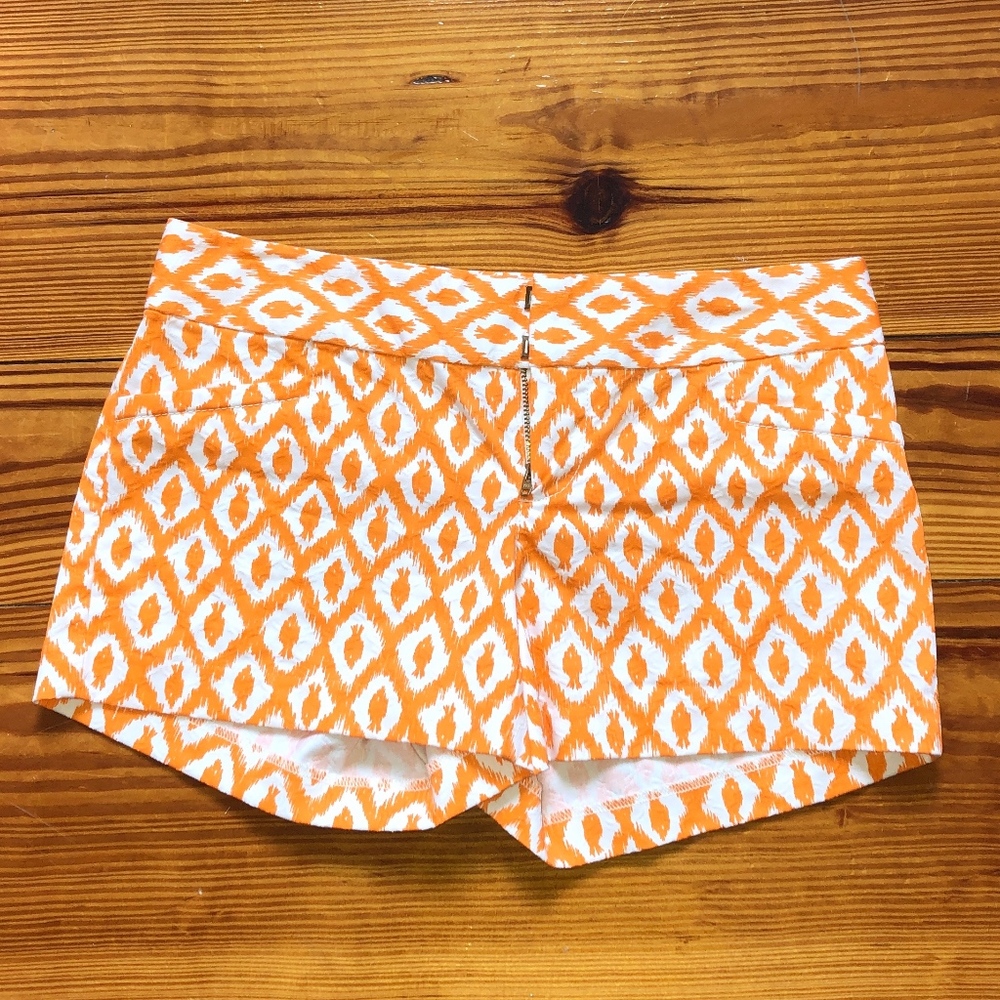 Gameday Lilly Pulitzer Orange and White Shorts